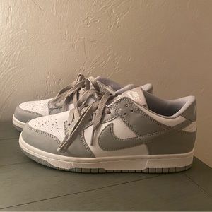 grey fog nike dunks!